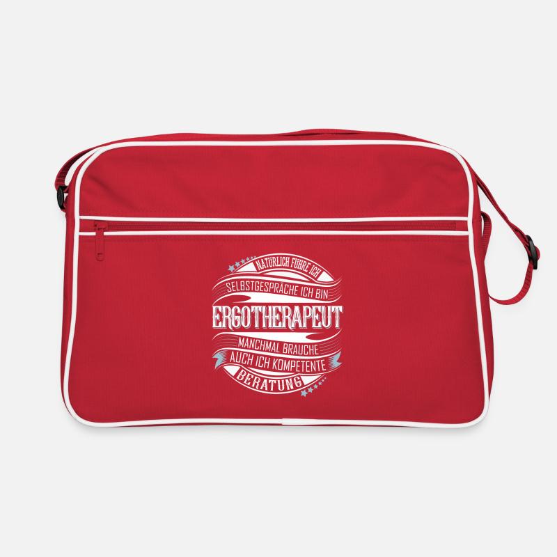 Ergotherapeut - Retro Tasche - Rot/Weiß