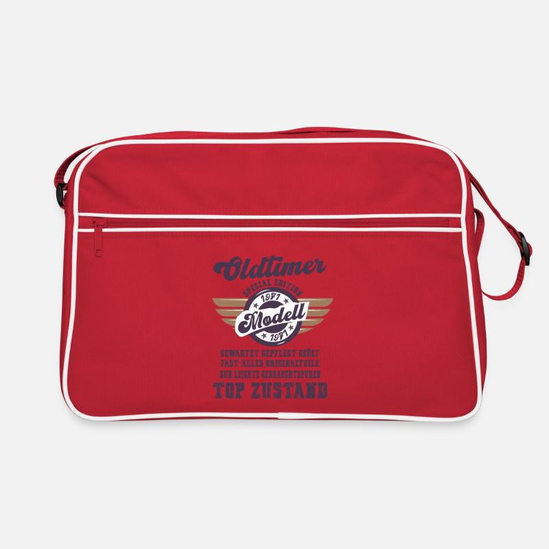 Oldtimer Modell Retro Flügel Geschenk Retro Tasche