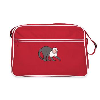 Singe capucin Singe - Sac Retro - rouge/blanc - Devant
