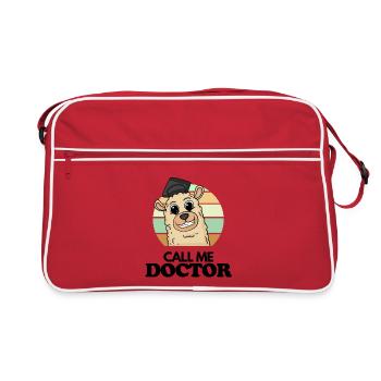 Thèse de doctorat Doctorat Doctorat Doctorat - Sac Retro - rouge/blanc - Devant