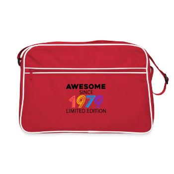 Fantastic since 1979 - born in 1979 - Retro Bag - red/white - Front