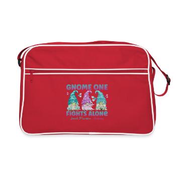 Gnome One Fights Suicide Prevention - Retro Bag - red/white - Front