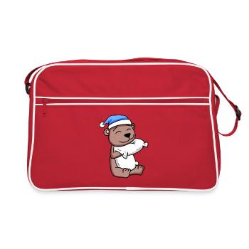 Bébé ours - Sac Retro - rouge/blanc - Devant