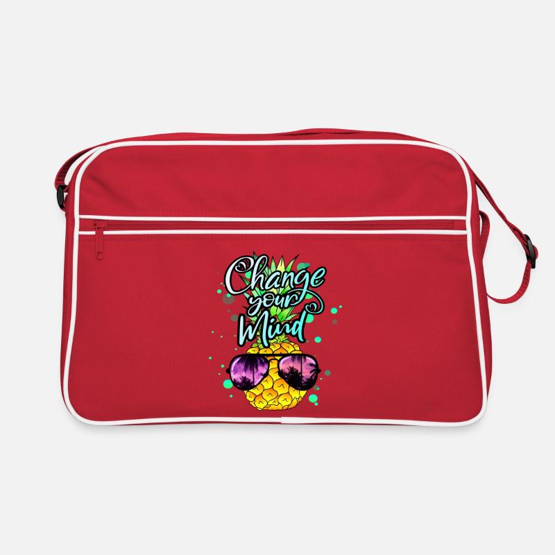 Pineapple change your thinking Retro Bag