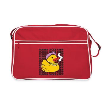 Canard en caoutchouc Équipage de canard en caoutchouc - Sac Retro - rouge/blanc - Devant