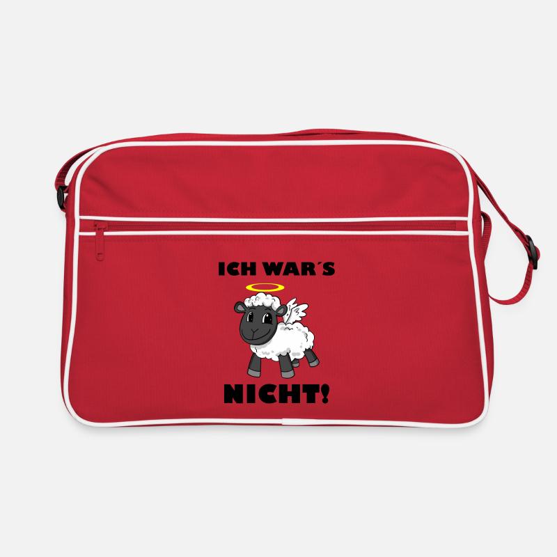 Schaf Engel - ich wars nicht Retro Tasche