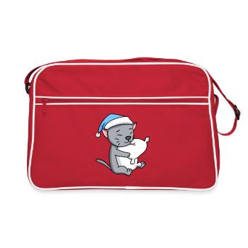 Chat race korat - Sac Retro - rouge/blanc - Devant