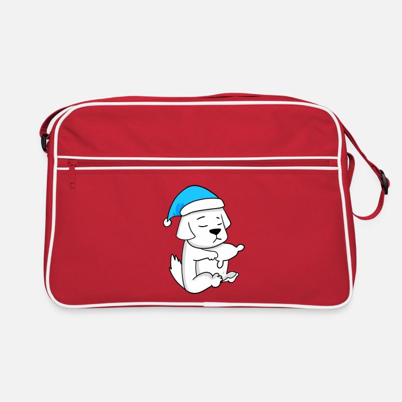 Hund Hunderasse Pyrenäenberghund Retro Tasche
