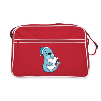 Otarie - Sac Retro - rouge/blanc - Devant