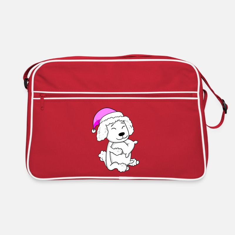Hund Hunderasse Pudel Retro Tasche