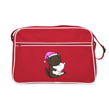 Chat race de chat La Havane - Sac Retro - rouge/blanc - Devant