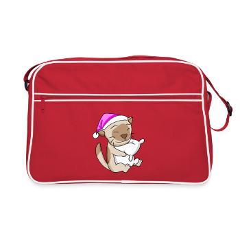 Chat Cat Race Chat Birman - Sac Retro - rouge/blanc - Devant