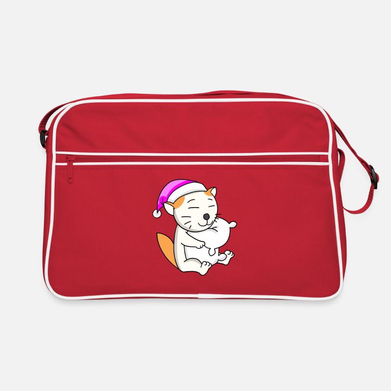 Katze Katzenrasse Selkirk Rex Retro Tasche