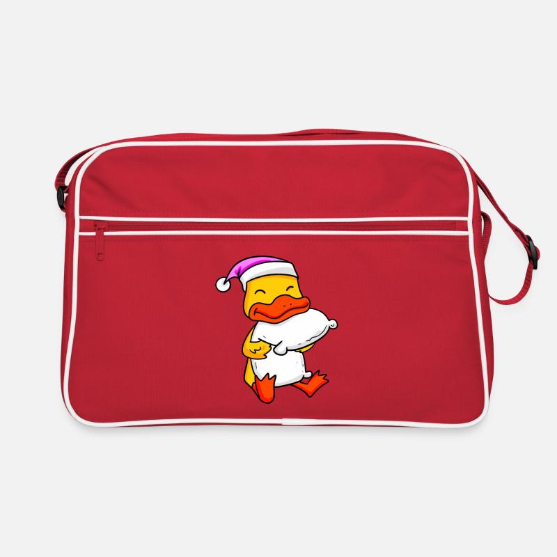 Canard avec oreiller et bonnet de couchage Sac Retro