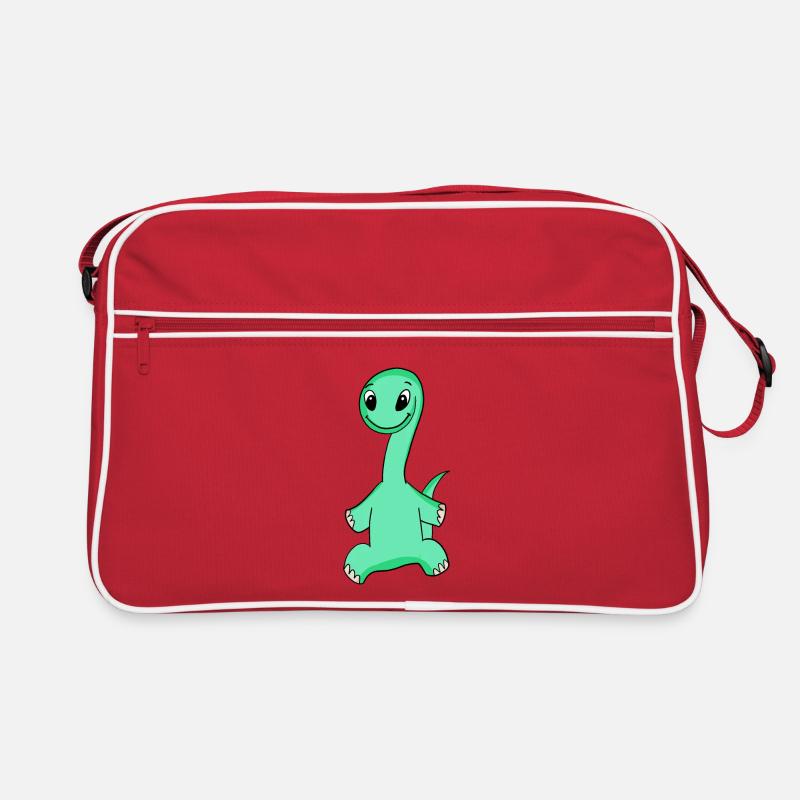 Dino Motiv Retro Tasche