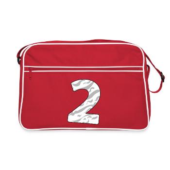 2 - Retro Bag - red/white - Front
