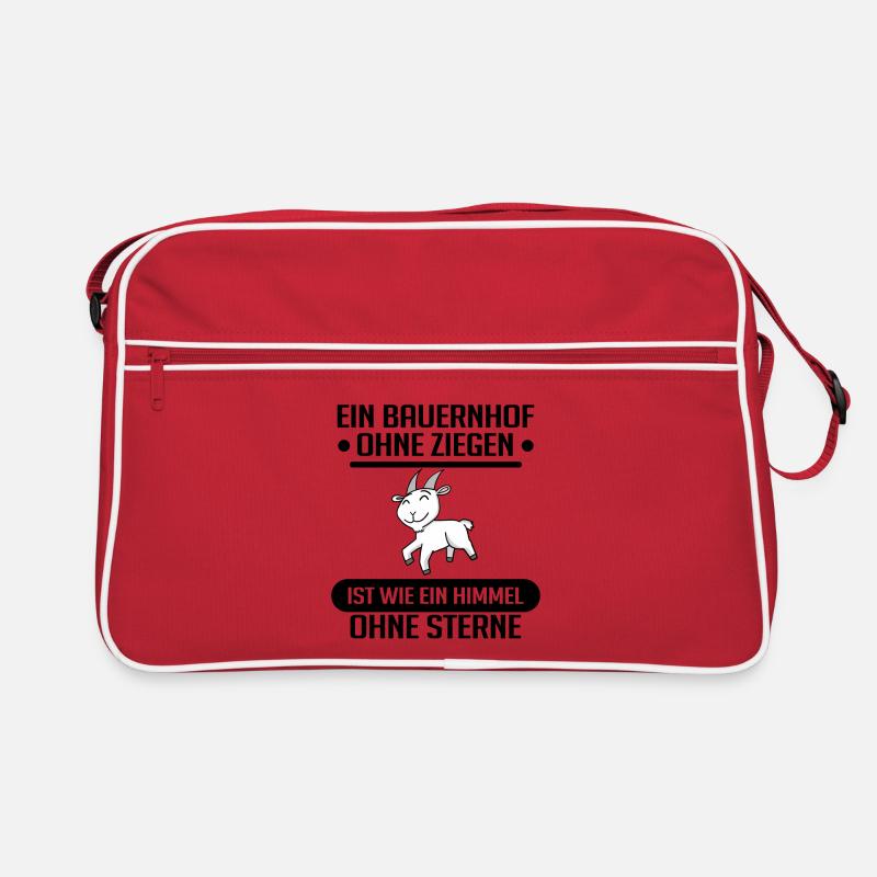 Ziege Ziegenbock Bock Retro Tasche