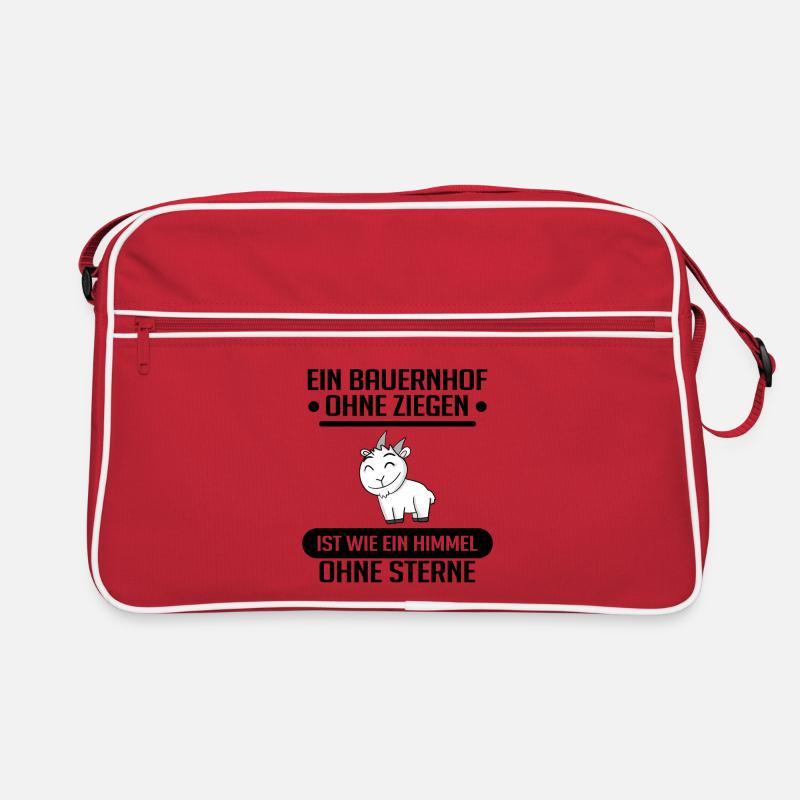 Ziege Ziegenbock Bock Retro Tasche