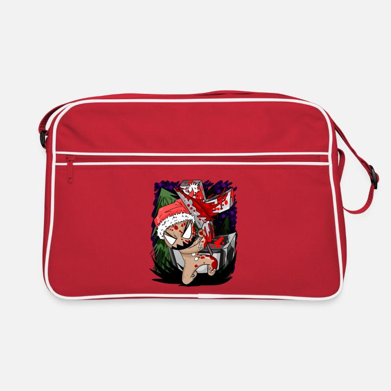 gruseliger Lebkuchen Retro Tasche