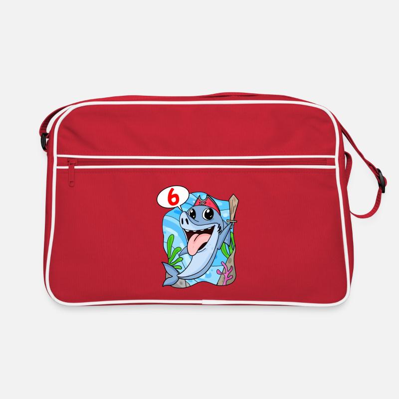 Requin Poisson Requin Pirate 6 ans Garçon Sac Retro
