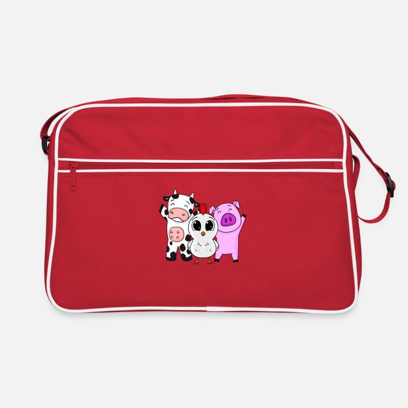 Animaux de ferme Sac Retro