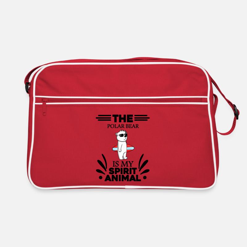 Ours polaire Ours polaire Ours polaire Sac Retro