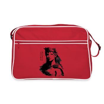 Princesse guerrière japonaise - Sac Retro - rouge/blanc - Devant