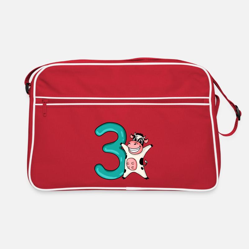 3rd birthday boy - 3 years old - I am 3 Retro Bag