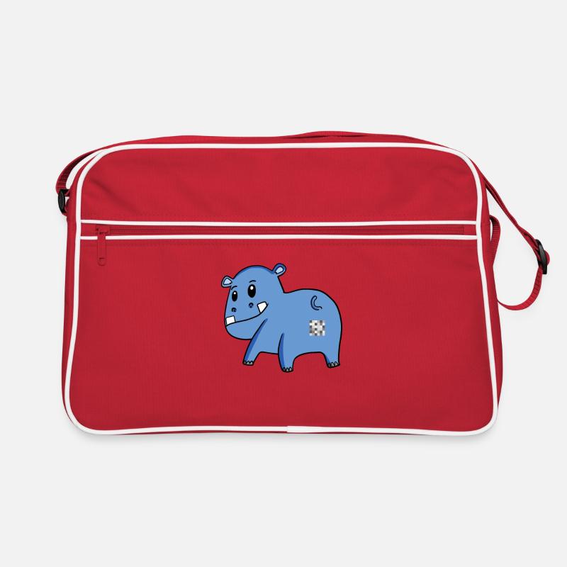 Nilpferd Arsch - Nilpferd Hintern Retro Tasche