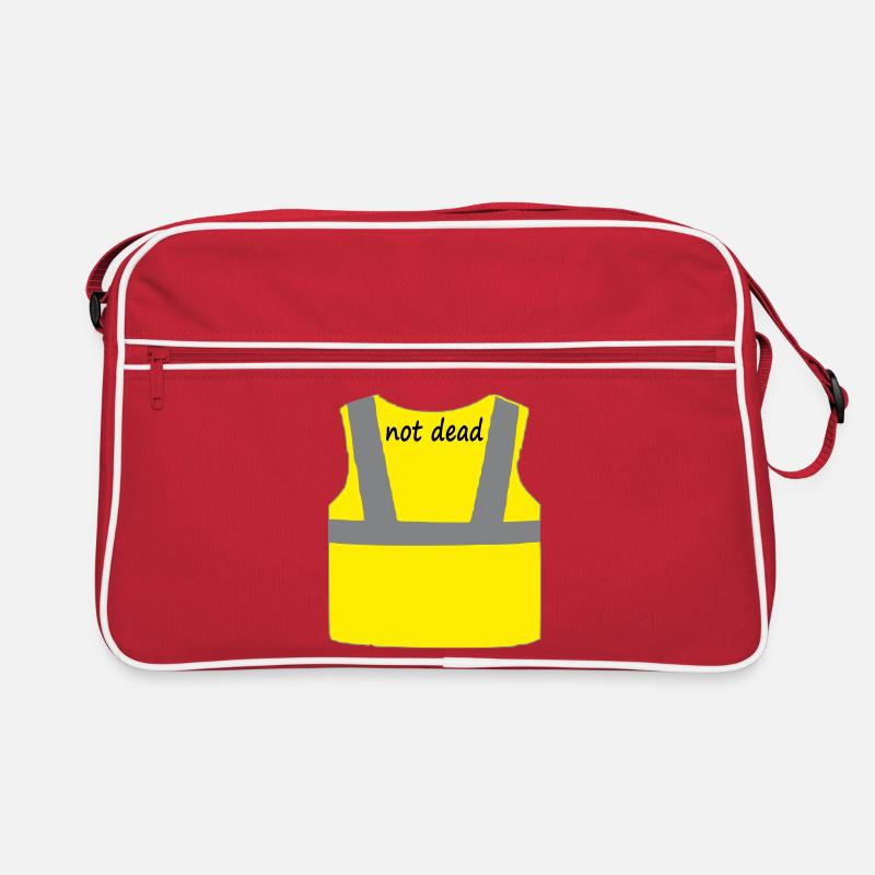 Gelbe Weste Retro Tasche