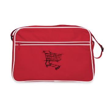 Magasinage de panier - Sac Retro - rouge/blanc - Devant