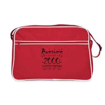 2000 - Vintage 2000 - Fantastic since 2000 - Retro Bag - red/white - Front