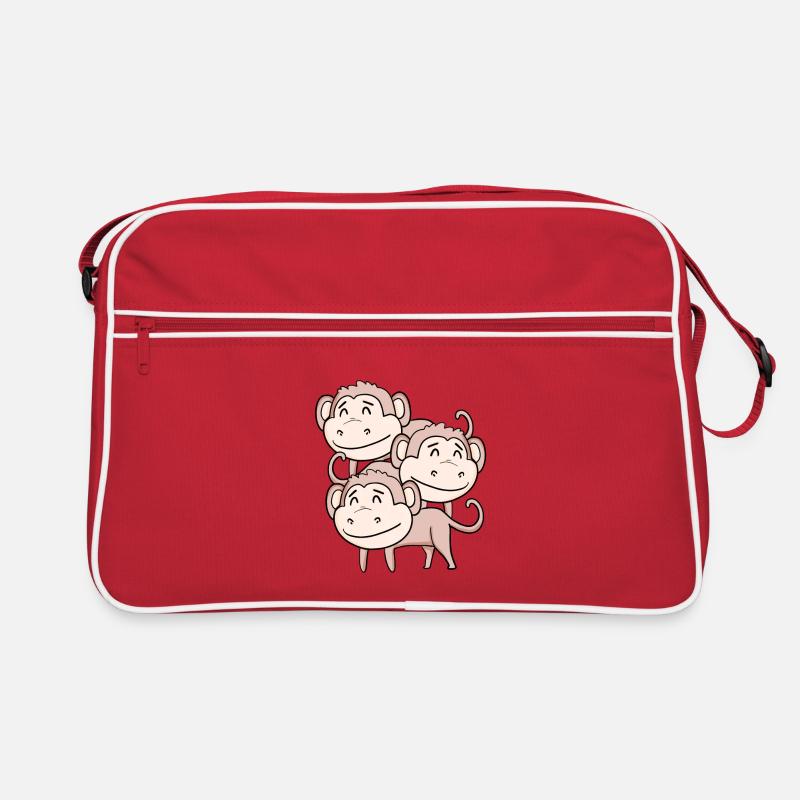 Cute Monkeys - Monkey Retro Bag