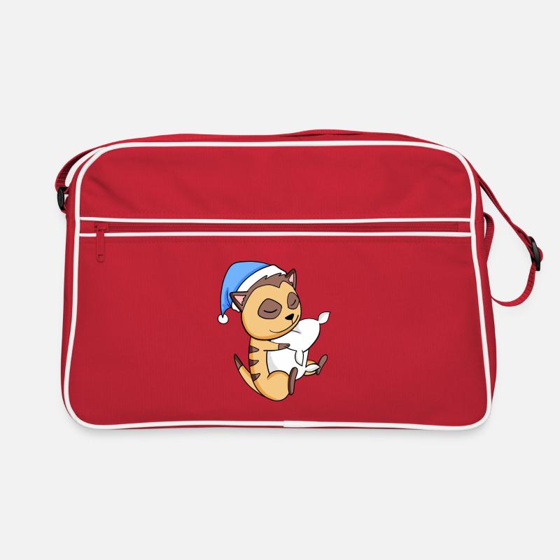 Suricate - Sac Retro - rouge/blanc