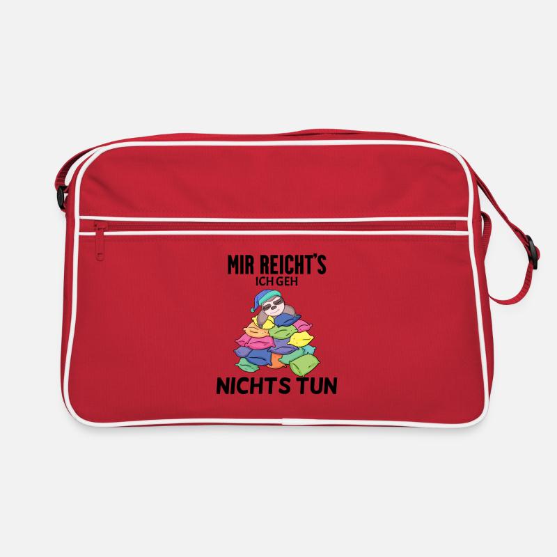Lustiger Spruch - Nichts machen Retro Tasche