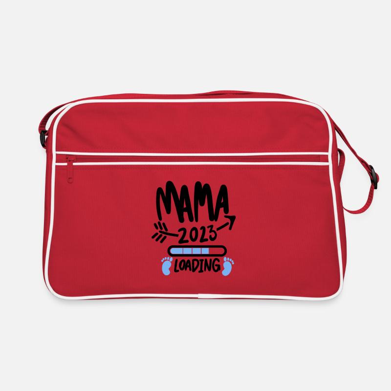 Mama 2023 Mutter Schwangerschaft Geschenk Retro Tasche