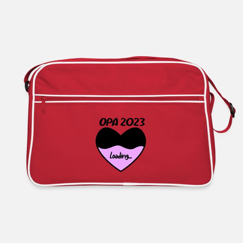 Opa 2023 loading - Opa werden - Opa Geschenk Retro Tasche