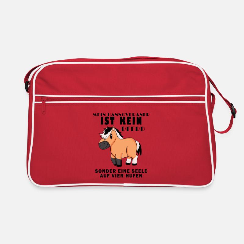 Pferderasse Hannoveraner Pferd Hauspferd Retro Tasche