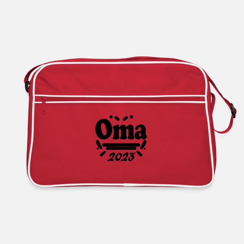 Oma 2023 - Werdende Oma 2023 Retro Tasche
