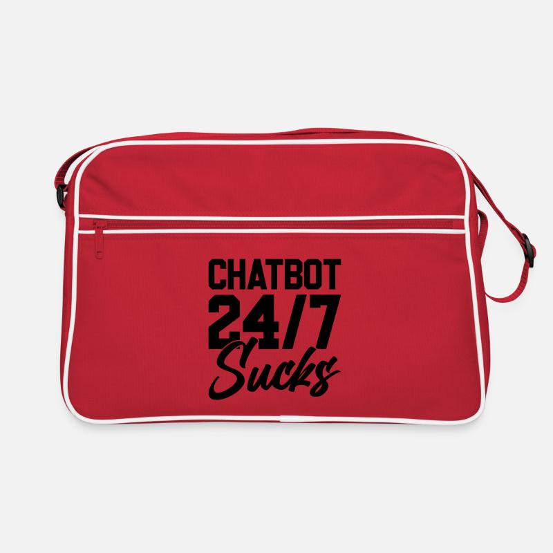 ChatBot 24/7 Sucks Retro Bag