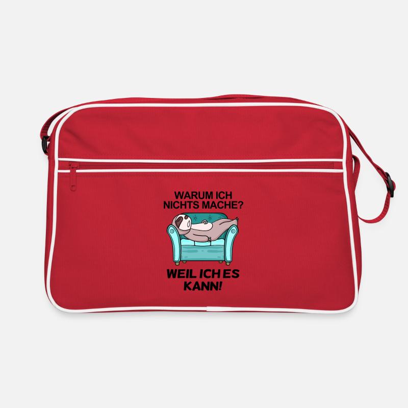 Lustiger Spruch - Nichts machen Retro Tasche