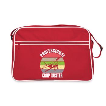 Dépoussiérage des cultures en cours Dépoussiérage des cultures Plan de dépoussiérage - Sac Retro - rouge/blanc - Devant