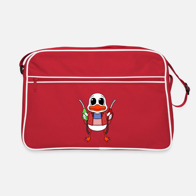 Préposé à la station-service Duck station-service Sac Retro