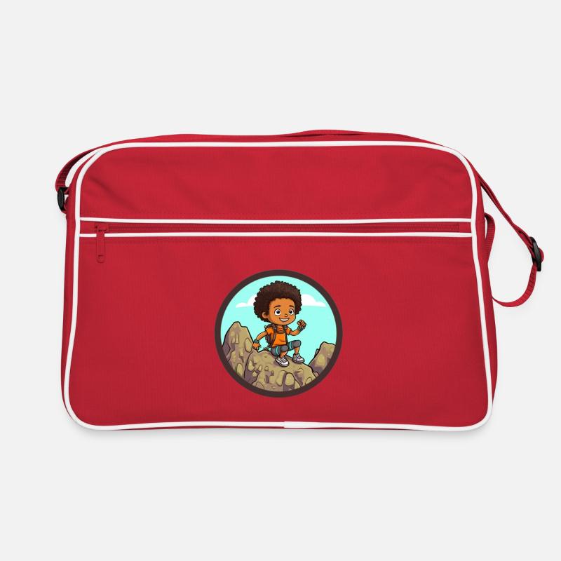 Afro Schwarz Kind Junge Mädchen Empowerment Mädche Retro Tasche