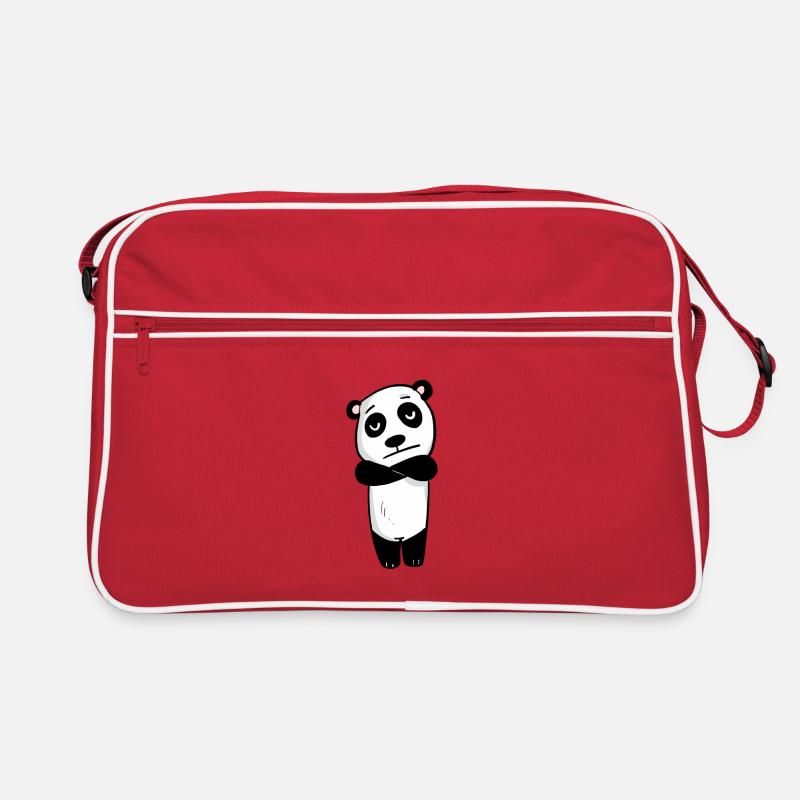 Panda est agacé Sac Retro