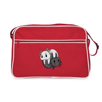 Signe Yin Yang Axolotl - Sac Retro - rouge/blanc - Devant