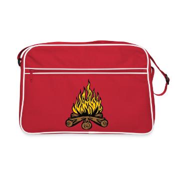 Campfire - Retro Bag - red/white - Front