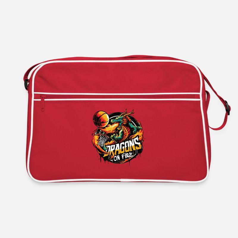 Basket-ball Dragons on Fire Sac Retro