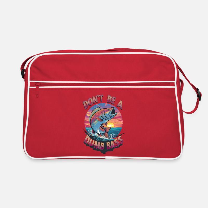 Don't Be a Dumb Bass Visual Retro Bag