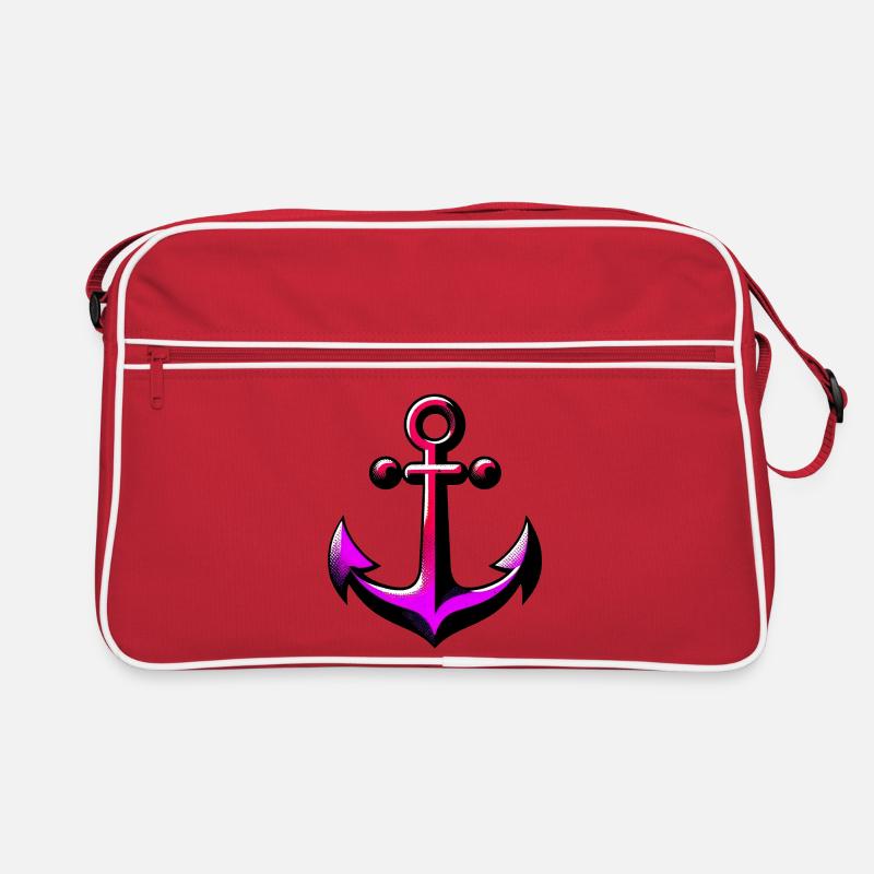 Ein Anker Retro Tasche